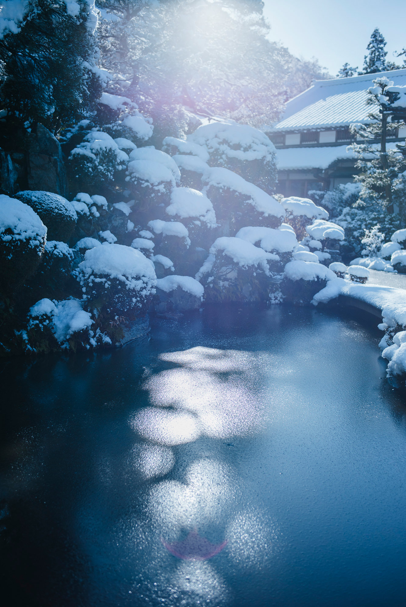 清水寺の冬の風景